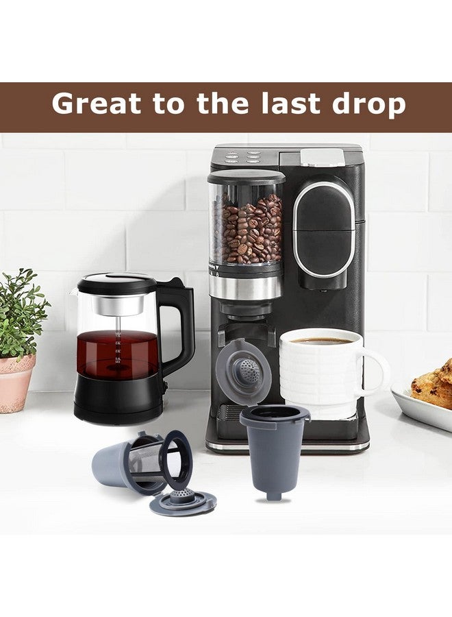 KEEPOW 2PCS Reusable Filter Cup for Cuisinart Coffee Maker Filter Replacement Parts, Reusable Coffee Filters for Cuisinart Single Serve Coffee Maker for HomeBarista Reusable Filter Cup - Image 5