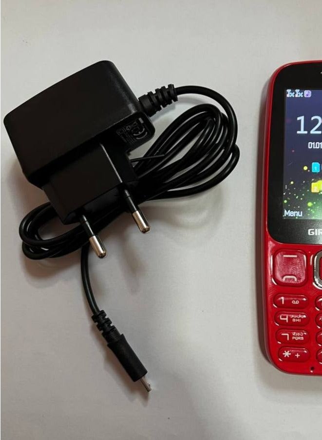 جيراسول Girasole G30 - موبايل ثنائي الشريحة 2.4 بوصة - احمر, هاند فري هدية , 12 شهر ضمان  - Image 5