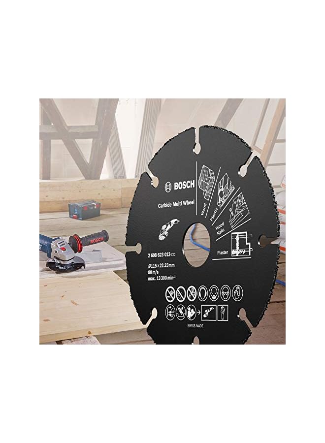 BOSCH Cide Multi Wheel Cutting Disc Provides A Durable And Safe Work Performance On Multi Material For Small Angle Grinders 1Piece 115 Mm Diameter - Image 4