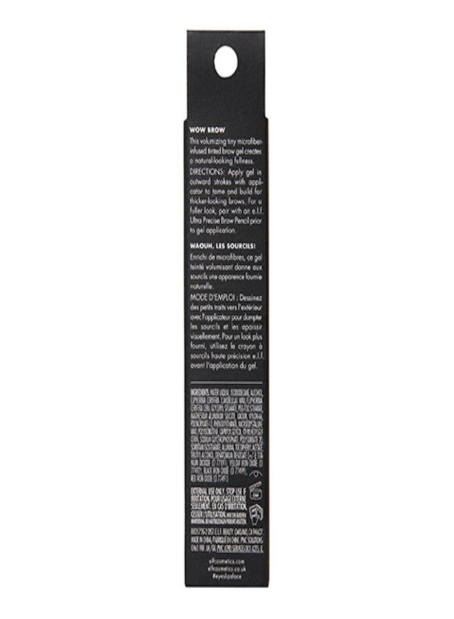elf e.l.f. Wow Brow Gel, Volumizing, Buildable, Wax-Gel Hybrid, Creates Full, Voluminous-Looking Brows, Locks Brow Hairs In Place, Brunette - Image 5