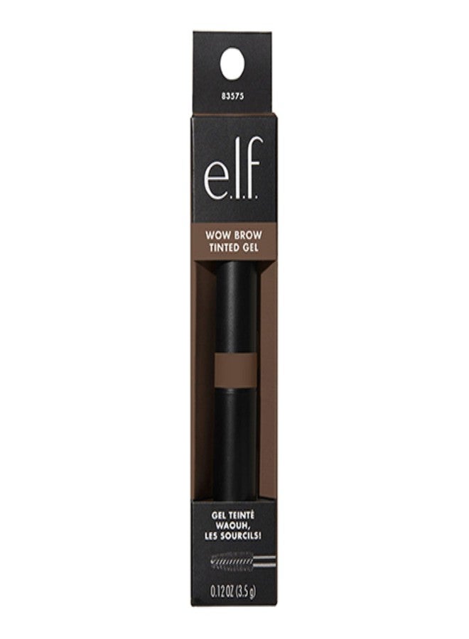 elf e.l.f. Wow Brow Gel, Volumizing, Buildable, Wax-Gel Hybrid, Creates Full, Voluminous-Looking Brows, Locks Brow Hairs In Place, Brunette - Image 4