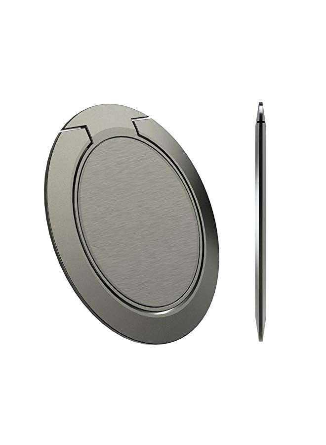 Attom Tech Slimmest Phone Ring HolderAttom Tech Ultra Thin Cell Phone Ring Stand for Magnetic Car Mount Hook - Compatible for iPhone X 8 7 Plus 6S 6 5s 5 SEGalaxy S8 S7 S6 EdgeNote 8 5 (Black) - Image 2