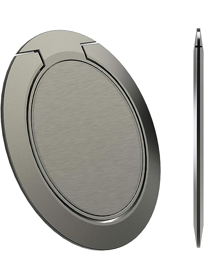 Attom Tech Slimmest Phone Ring HolderAttom Tech Ultra Thin Cell Phone Ring Stand for Magnetic Car Mount Hook - Compatible for iPhone X 8 7 Plus 6S 6 5s 5 SEGalaxy S8 S7 S6 EdgeNote 8 5 (Black) - Image 1
