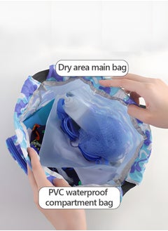 GROIC Swimming Backpack for Kids,Kids Swim Cap with Swimming Goggles Nose Clip Earplug and Storage Bag,Children's Swimming Suit  - Image 3