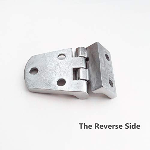 NRC&XRC Heavy Duty Marine Grade 316 Stainless Steel Offset Short Side 2-1/5" x 1-1/2" Casting Hinges (Pair) 3/16" Thinckness for Door, Cabinet of Boat, RVs - Image 4