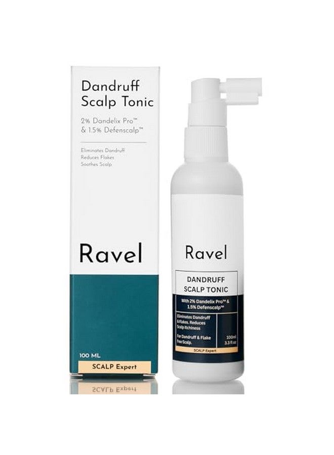 RAVEL سيروم رافيل المضاد للقشرة لفروة الرأس | يقضي على القشرة والحكة | مع 2% داندليكس برو و1.5% ديفنسكالپ | يهدئ ويوازن فروة الرأس | مزيل للقشرة | للرجال والنساء | 100 مل - Image 1
