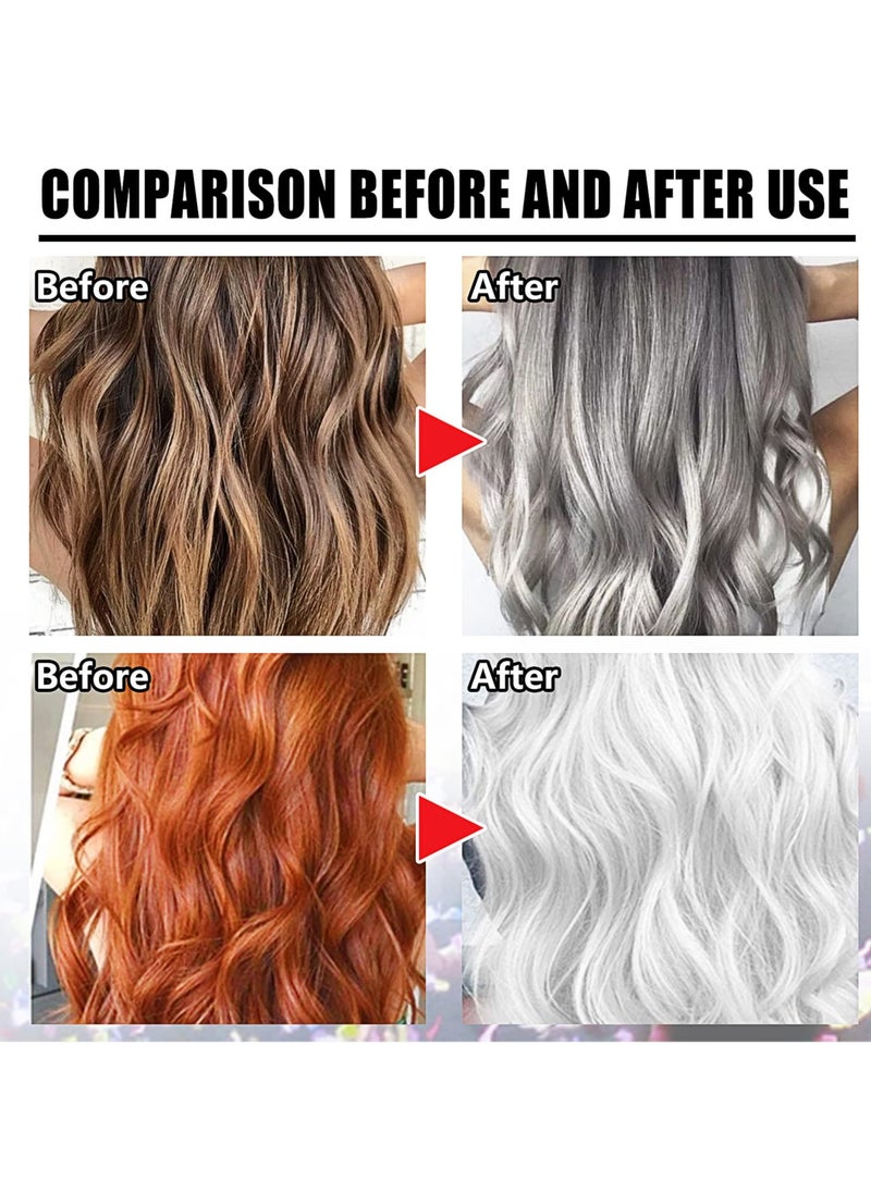 Excefore Temporary Hair Coloring Dye Wax, Natural Hair Color Wax Mud, Wash Out Instant Hair Color DIY Hairstyle Hair Dye Cream, Coloring Mud, Temporary Hair Color(Red,Purple,Grey,White)  - Image 5