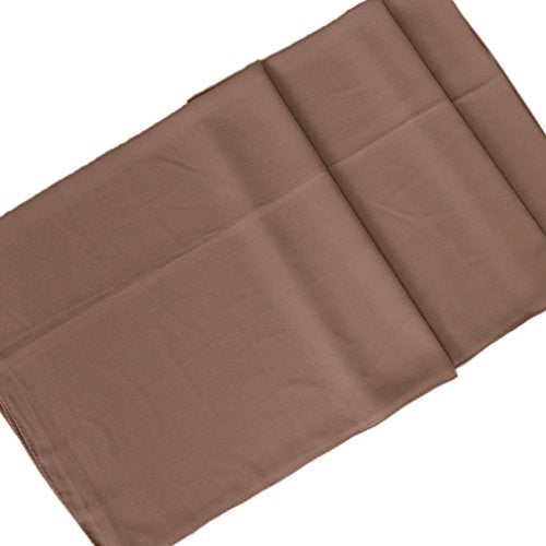 LMVERNA Popular Summer Hijab Scarf Luxurious Chiffon Hijab Long Scarf Wrap Scarves (Khaki) - Image 3