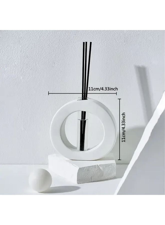 1 PC Glass Reed Diffuser Bottle with Floral Theme Reusable Hand Wash Only Home Decor - Image 4