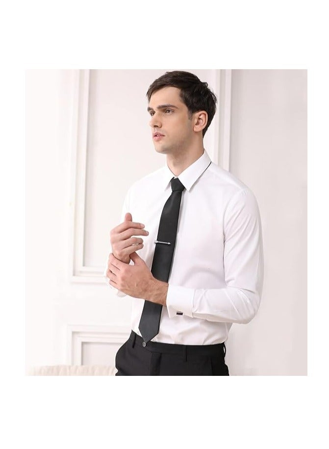 أوزيغالور مشبك ربطة عنق على شكل سهم للرجال، حجم عادي من الفولاذ المقاوم للصدأ كهدية - Image 4