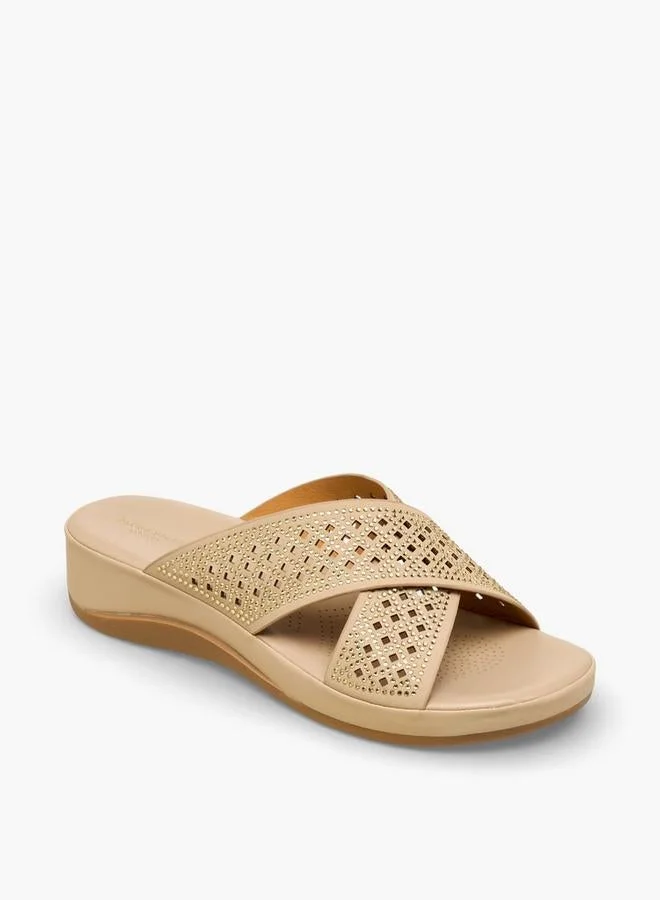 Flora Bella By Shoexpress Women Slip On Slide Sandals Ramadan Collections