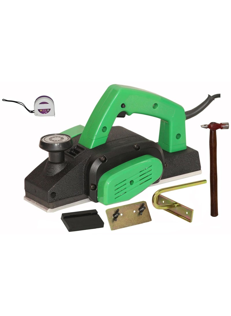 Digital Craft Digital Craft Wood Planer 1400W Machine of Carpentry HighPower MultiFunction Electric Planer Professional Woodworking Machine Electric Planer Machine 82MMTape 3MtrHammer 200 gm 