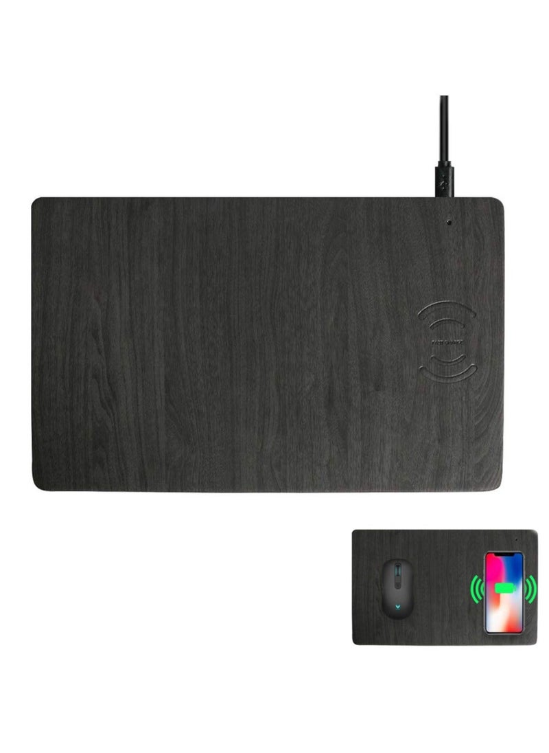 Y&D - Wireless Charger Mouse Pad, Qi Certified Case Friendly 10W Fast Charging Compatible with iPhone / Samsung and Other Mobile Devices that Can Wirelessly Charge - Image 1