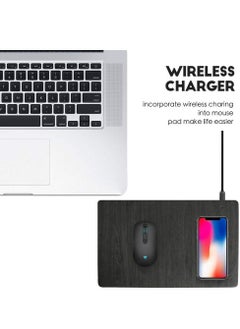 Y&D Wireless Charger Mouse Pad, Qi Certified Case Friendly 10W Fast Charging Compatible with iPhone / Samsung and Other Mobile Devices that Can Wirelessly Charge  - Image 4