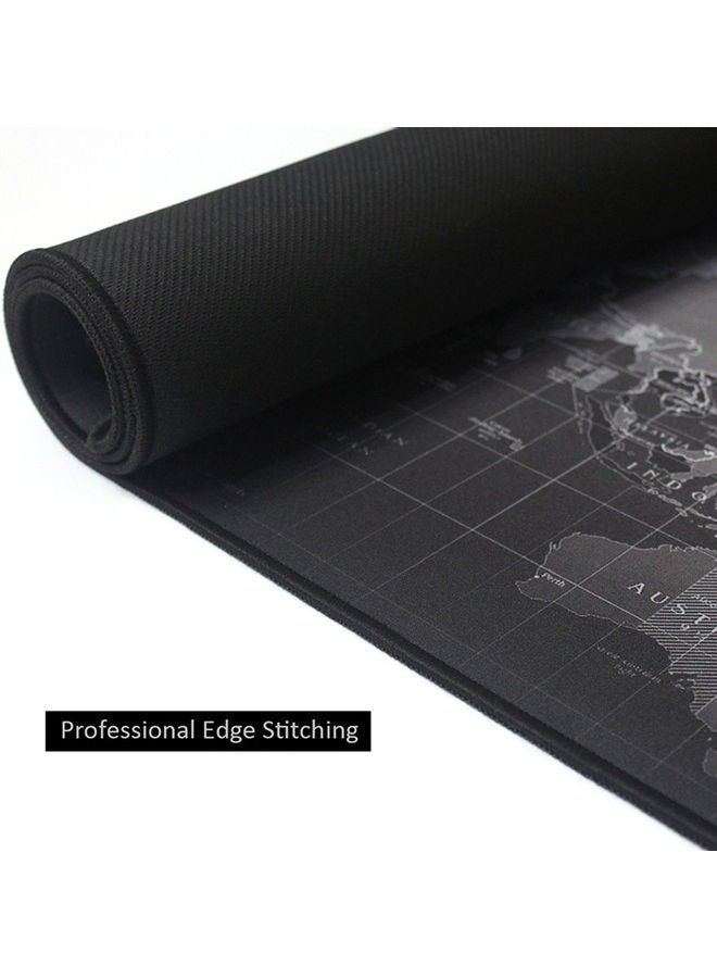 NIBEMINENT World Map Printed Mousepad Black  - Image 5