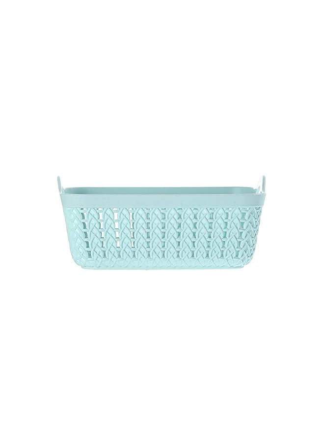 Zaboon Storage Basket 4 Piece Blue | Home & Kitchen | Storage & Organization | Baskets | Bins | Containers | Shelf Baskets | Pantry Storage | Bathroom Storage - Image 4