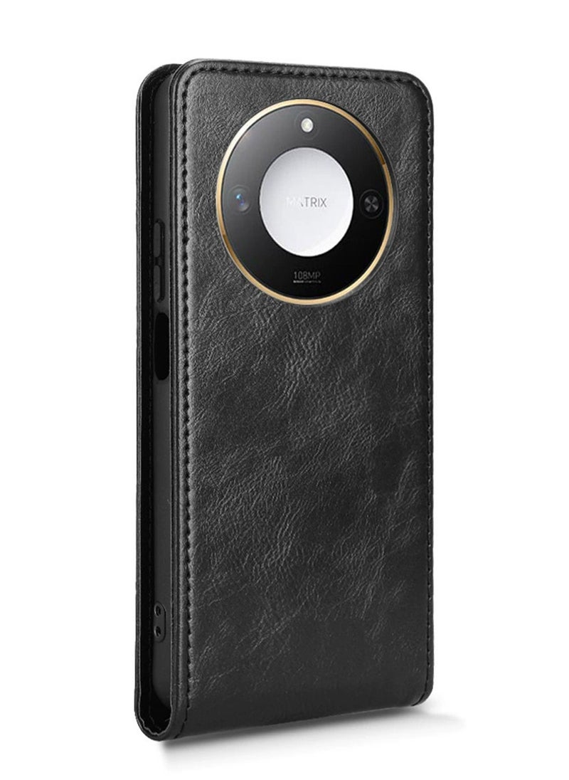 X-level Honor X9c Smart 5G Case Cover,Thin Flexible Soft Grip Luxury PU Leather All Inclusive Protective Sleeve Cover for Business Men Durable Anti Fingerprint Anti Scratch  - Image 3