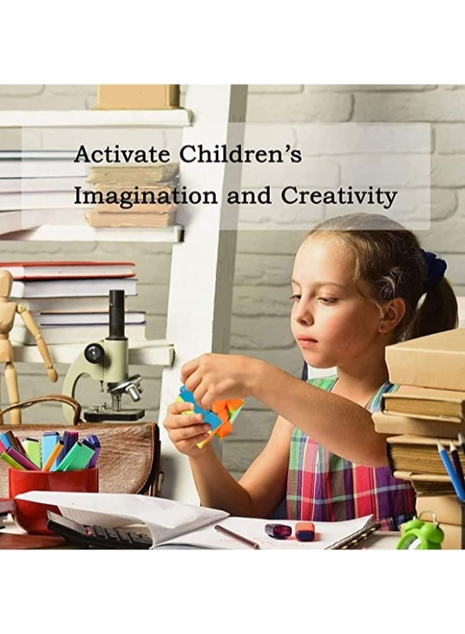 3x3 Cube 3D Puzzle Fidget Cube Stress Relief Fidget Toy Brain Teasers Travel ، للبالغين والأطفال من سن 8 سنوات فما فوق - Image 3