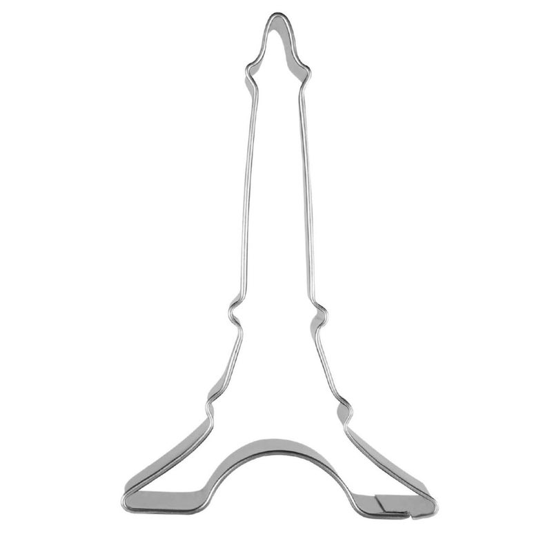 Stainless Steel Eiffel Tower Cookie Cutters Set 4Pcs French Baking Molds - Image 2