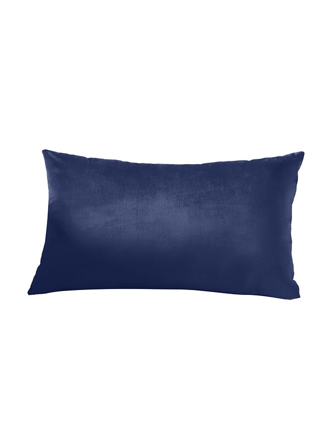 In-House Rectangular Soft Velvet Decorative Cushion with Solid Design and Attractive Colors - Image 2