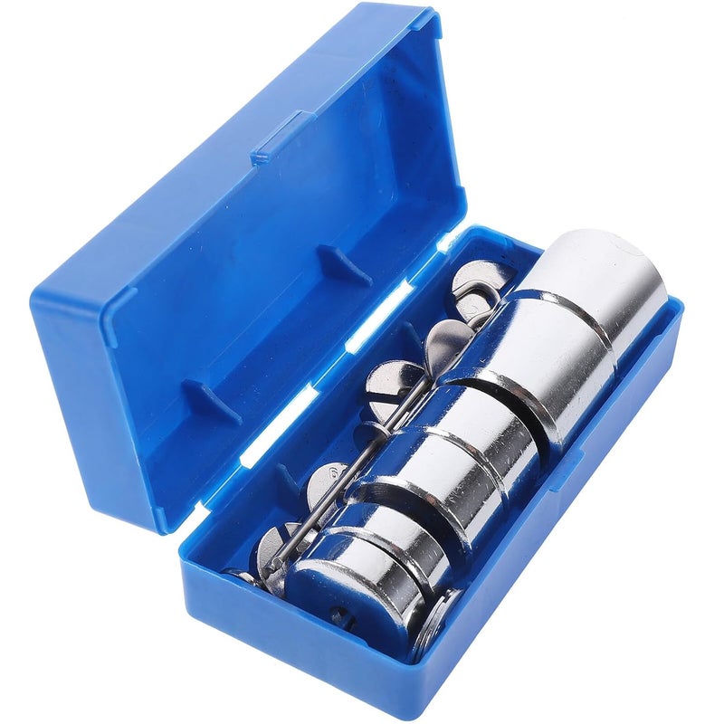 Metal Slotted Weights Set with Hanger for Physics Laboratory Force Balance Experiments - Image 1