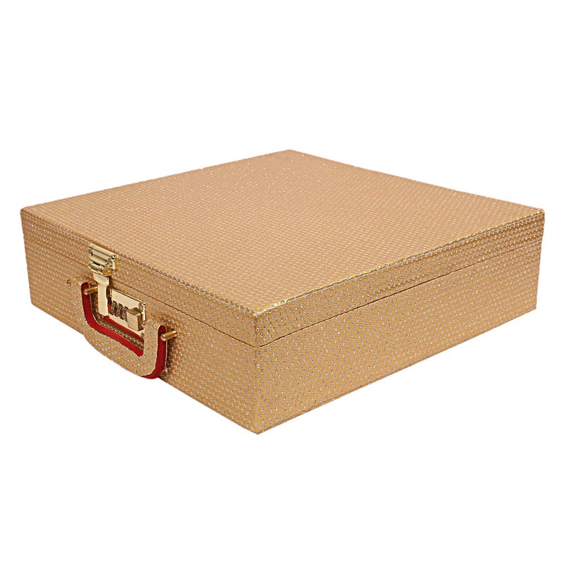 Kuber Industries Wooden Four Rod Bangle Storage Box (Gold) -CTKTC8734 - Image 4