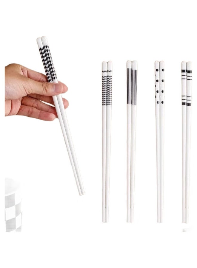 Dipple Ceramic Chopsticks, Household Anti-Mold And Moisture-Proof Chopsticks, High-End Antibacterial, Individual Chopsticks, Heat-Resistant Tableware, Public Chopsticks Set - Image 2