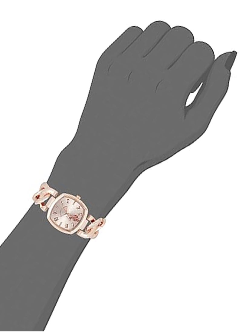 U.S. Polo Assn. U.S. Polo Assn. Women's Quartz Watch, Analog Display and Rose Gold Plated Strap USC40251  - Image 4