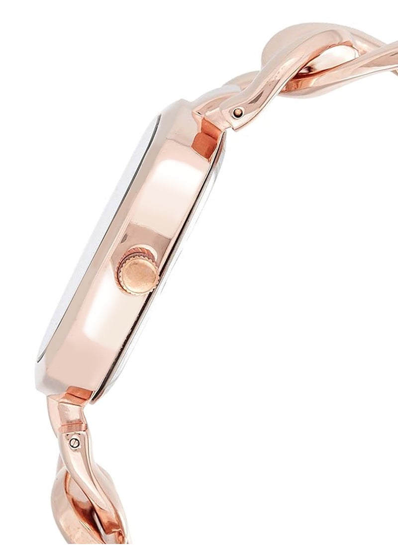 U.S. Polo Assn. U.S. Polo Assn. Women's Quartz Watch, Analog Display and Rose Gold Plated Strap USC40251  - Image 3