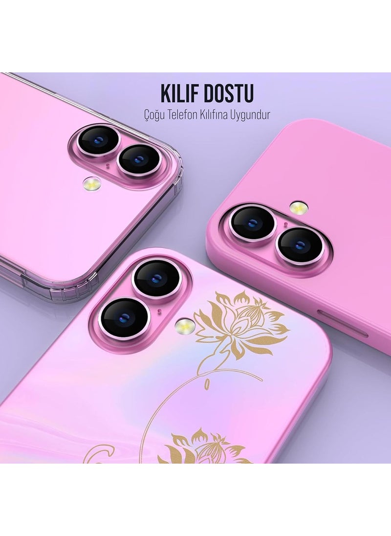 Shockproof Mechanism Compatible with iPhone 16/16 Plus Sapphire Camera Lens Protector Pink - pzsku/Z7913B6022C67ED057335Z/45/_/1740652561/60288323-8331-4f6d-a03d-0d2aac58943e