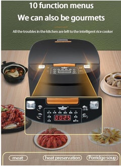 Shopit Rice Cooker, 5L Household Rice Cooker Intelligent Timing Appointment Heating Rice Cooker High-Fire Fast Cooking Multi-Function Rice Cooke  - Image 4