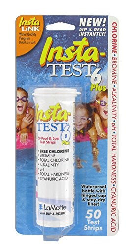 BlueDevil Products LaMotte 3028 Insta-Test Plus 6-Way Test Strips - Image 1