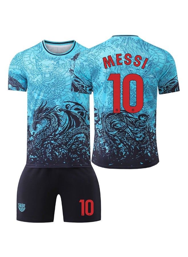Barcelona 2025-2026 Barcelona Special Edition #10 MESSI football Jersey Shorts Set Children's Size and adult Size Gifts for fans and friends - Image 1
