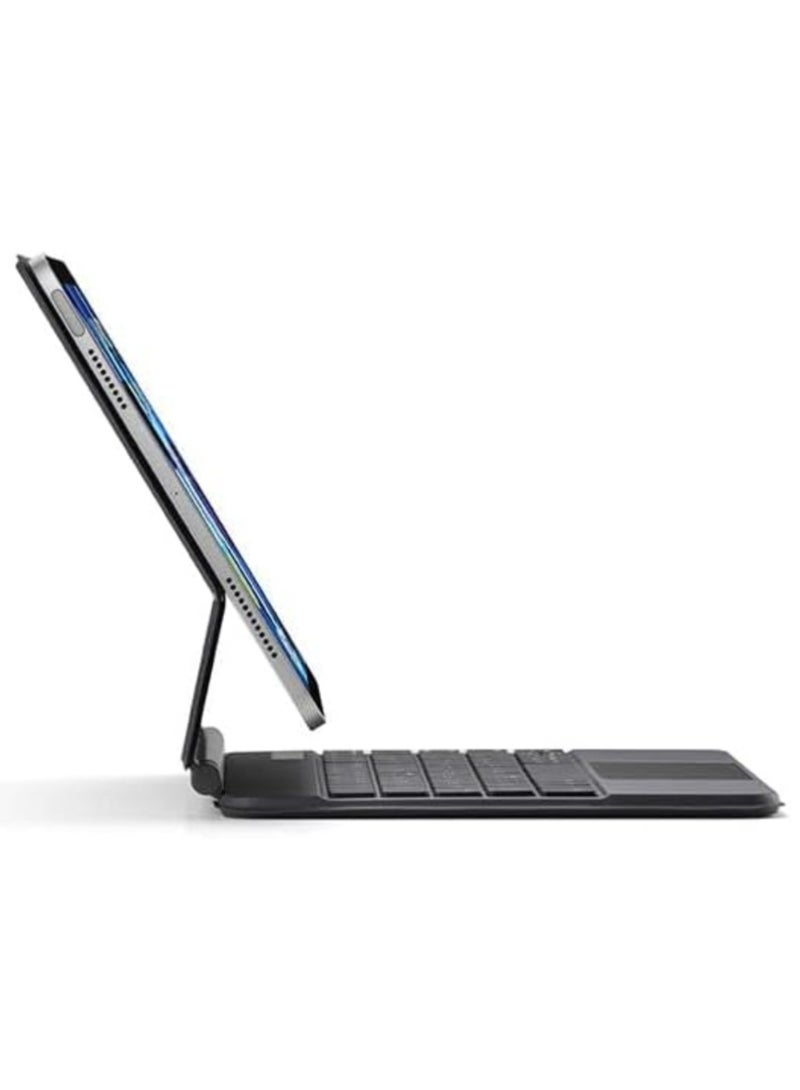 AROAQ Wireless Magic Keyboard for iPad Arabic + English-black-iPad Pro 11/Air 10.9 inch - Image 2