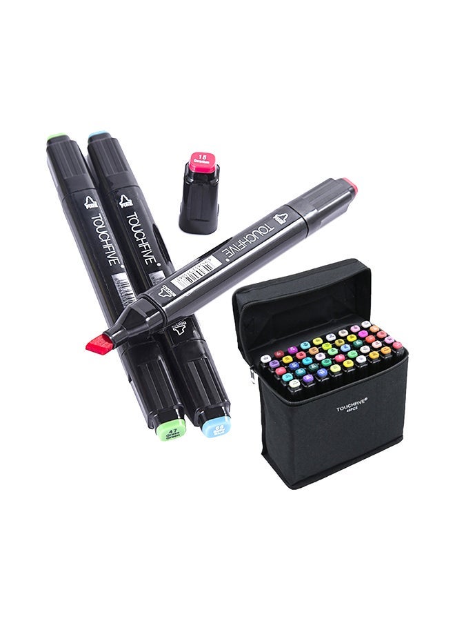168-Piece Touch Art Animation Manga Marker Set Multicolour