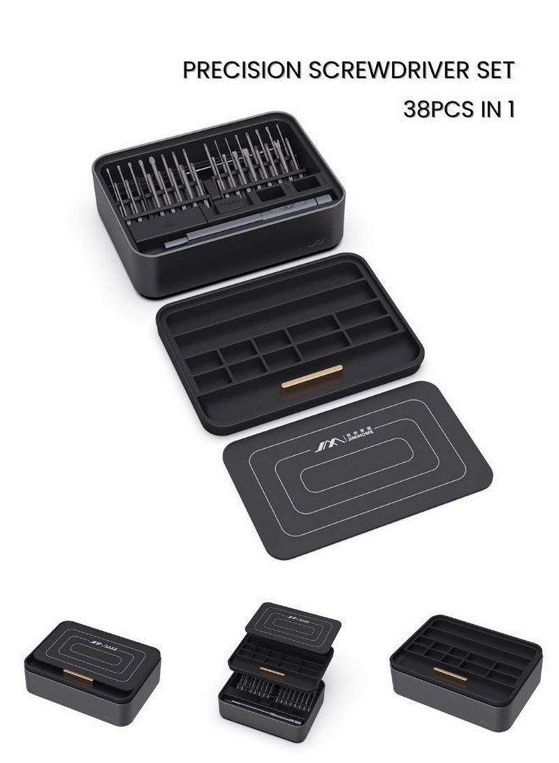 JIMIHOME 38-Piece Screwdriver Set - Luxury Precision Repair Kits for DIY, PC, Phone, Electronics, Watch, Bike, Home, Machine, Door, Window | Portable, Compact, Lightweight  - Image 2
