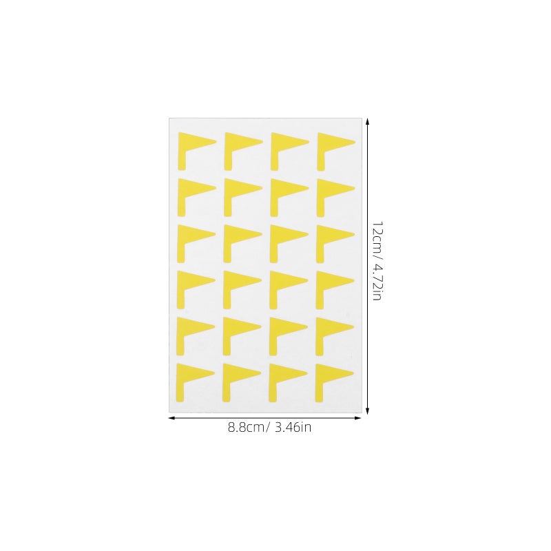 1 Pack Sticky Index Tabs Small Flag Stickers Page Markers Notes Tabs Book Flags Tabs Strip Index Marking Classify File Labels Office Supplies For Marking Maps Learning Activities - Image 3