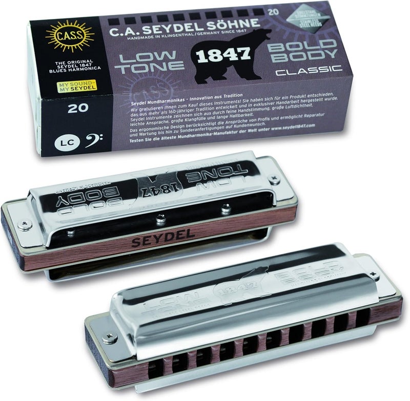SEYDEL Blues Classic 1847 Harmonica in Low F - Premium Diatonic Instrument - Image 2