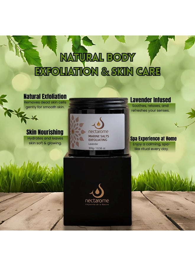 Auramoon Nectarome Marine Salts Exfoliating Scrub - Lavender - Image 4