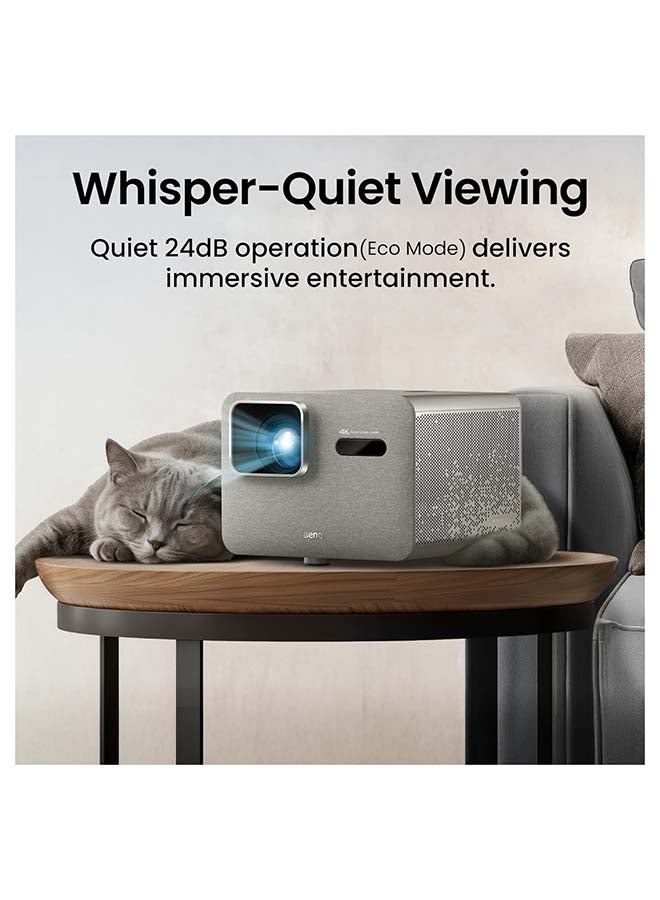 BenQ TK705i 4K Home Entertainment Projector,Netflix,3000 ANSI Lumens,Google TV,Low Input Lag,Auto Image Adjustment,Optical Zoom,Bluetooth,HDMI 2.1,HDR10 +,Quiet Projector,2-Year Warranty TK705i Silver - Image 5