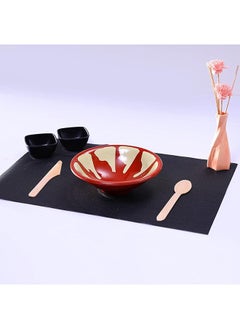 ALMUFARREJ Plates for beans and chickpeas 4 pieces 12 cm Brown / Beige  - Image 4