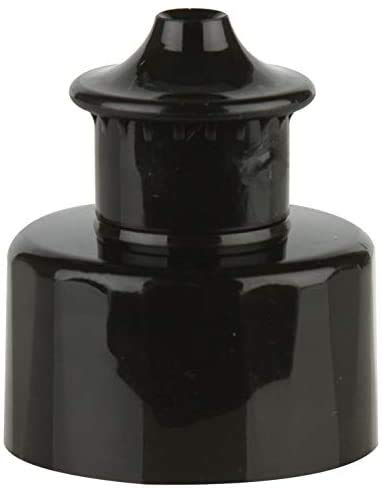 Earth's Essentials 2 Pack Refillable 16 Ounce HDPE Squeeze Bottles With Push/Pull Button Top Dispenser Caps-Great For Lotions, Shampoos, Conditioners and Massage Oils From Earth's Essentials (Black Cap) - Image 2