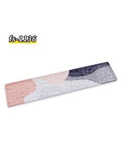 Stone Pattern Acrylic Water Ripple Keyboard Hand Rack Comfortable High Wrist Pad Creative Wrist Rack Multi-Size Dirty Resistance-Colour:360*80*10mm-Pattern:fs1136