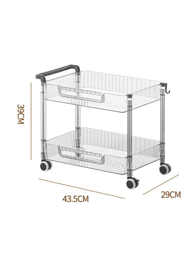 NKX Versatile 2 Layered Rectangular Shaped Floor-standing Fruit and Vegetable Storage Rack  - Image 1