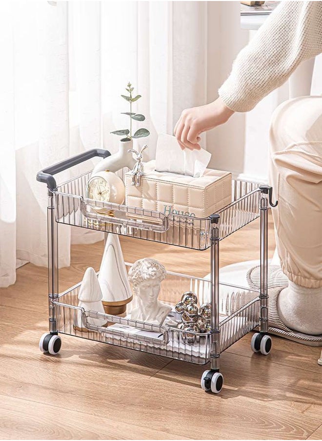 NKX Versatile 2 Layered Rectangular Shaped Floor-standing Fruit and Vegetable Storage Rack  - Image 2