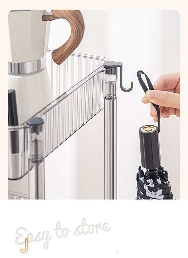 NKX Versatile 2 Layered Rectangular Shaped Floor-standing Fruit and Vegetable Storage Rack  - Image 3