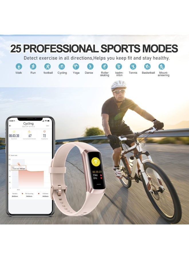 BABONA Fitness Tracker, Activity Trackers with 24/7 Heart Rate, Blood Oxygen Blood Pressure Sleep Monitor, Step Counter with 1.1"  Touch Color Screen, Calorie Pedometer Health Smart Watch for Women Men - Image 5
