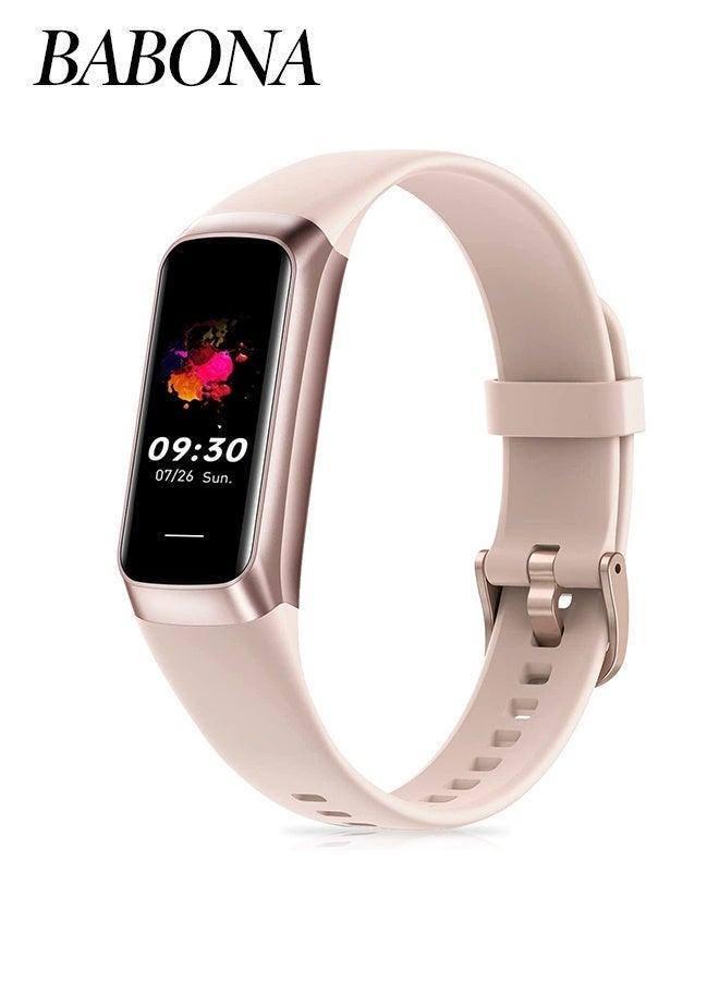 BABONA Fitness Tracker, Activity Trackers with 24/7 Heart Rate, Blood Oxygen Blood Pressure Sleep Monitor, Step Counter with 1.1"  Touch Color Screen, Calorie Pedometer Health Smart Watch for Women Men - Image 1