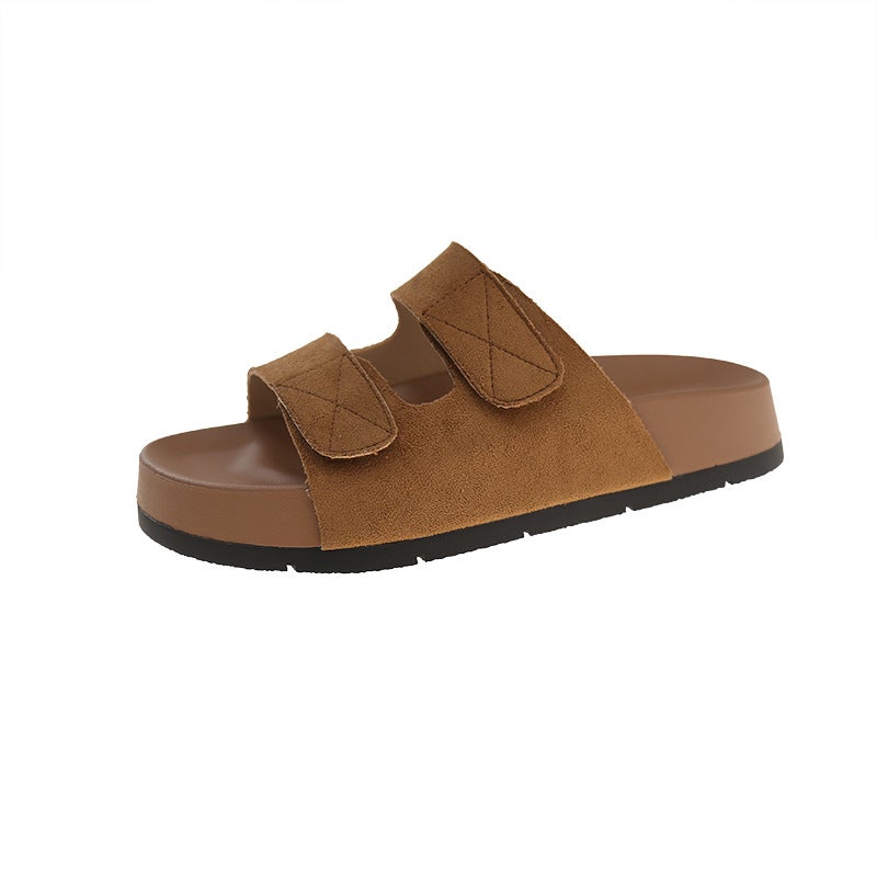 Birkenbone Slippers Women'S Outer Wear Summer Vintage Velcro Type Casual Sofa Sandals And Slippers Women - Image 1