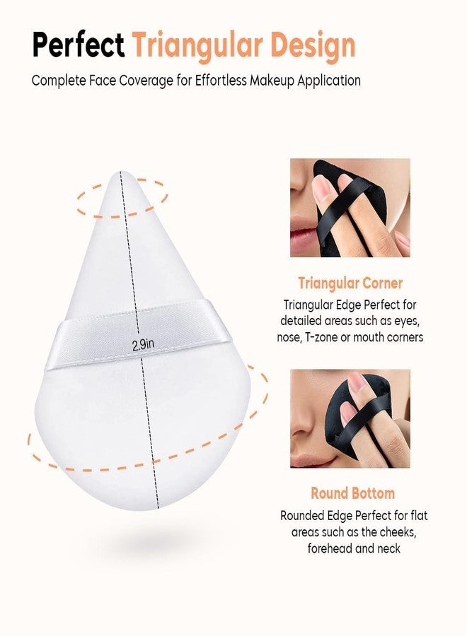 RIXTEC 5 in 1 Makeup Sponge Blender | Triangle Powder Puff | Makeup Remover Cleaning Pad | Silicone Face Srubber Brush | Makeup Cleaning Sponge (Combo of 06 Product) - Image 2